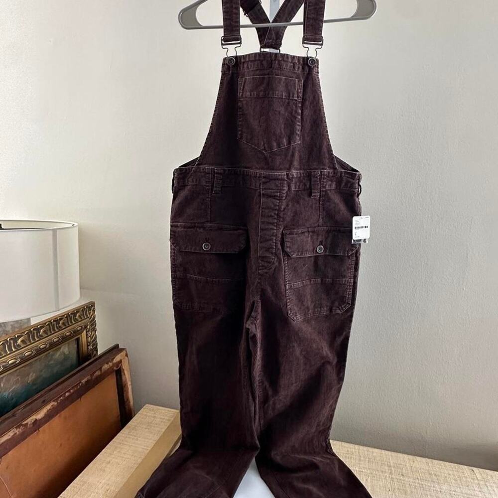 Nwt free people brown overalls
